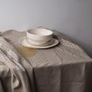 BOJA beige tablecloth