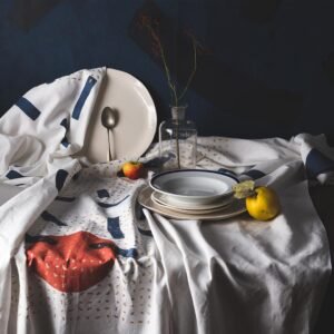 BOJA white tablecloth