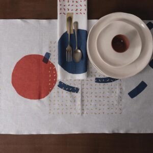 BOJA white table runner