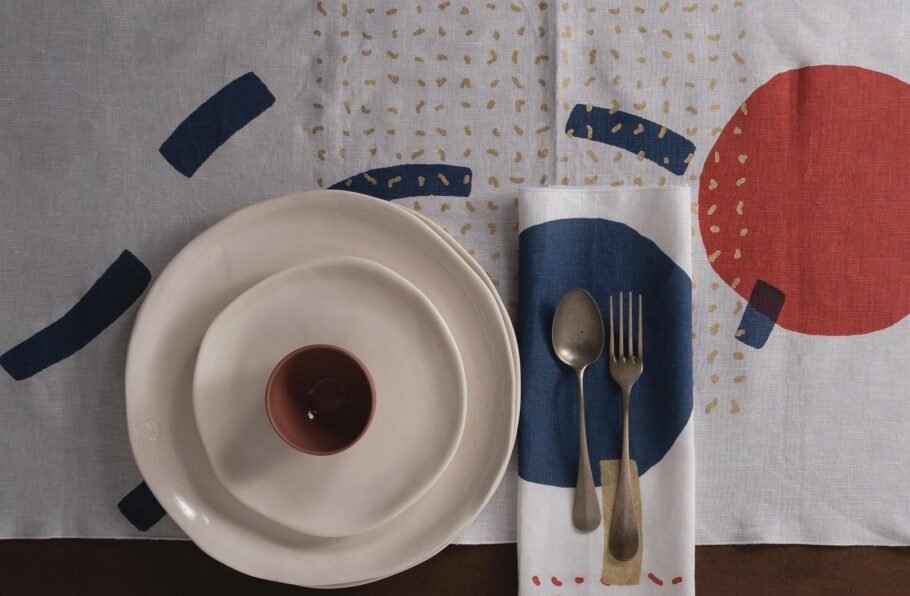 BOJA white table runner - Image 3