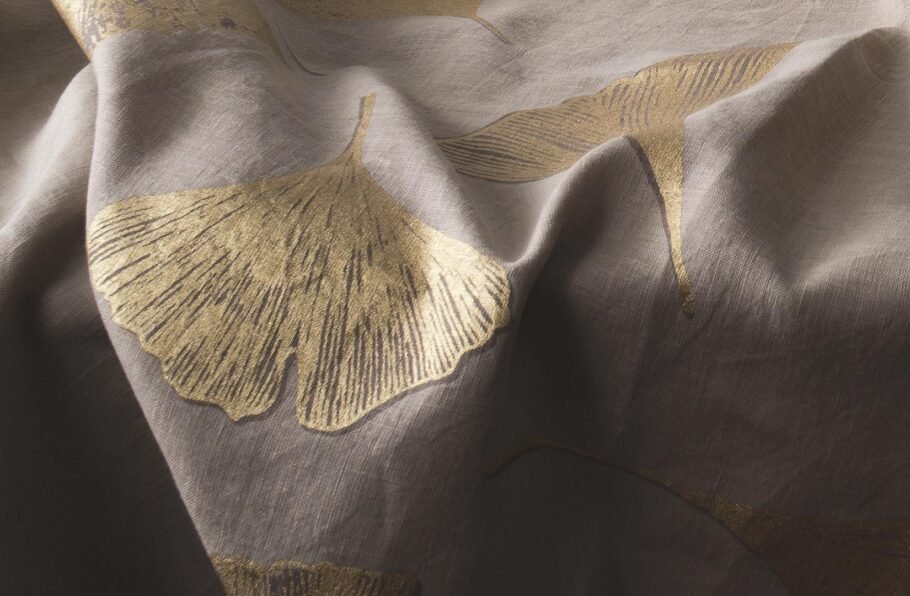 GINKGO beige tablecloth + napkins - Image 2