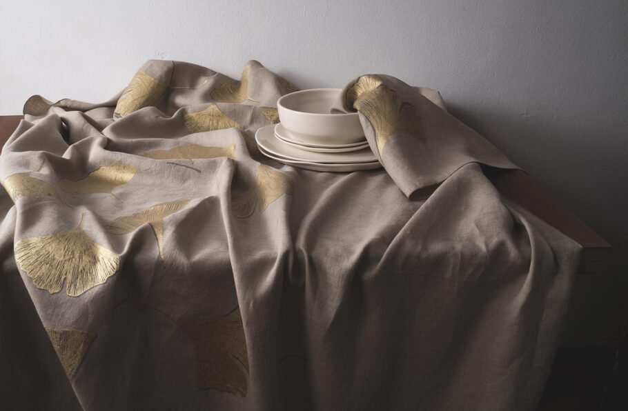 GINKGO beige tablecloth - Image 4