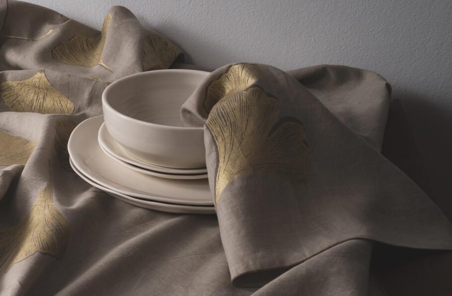 GINKGO beige napkins