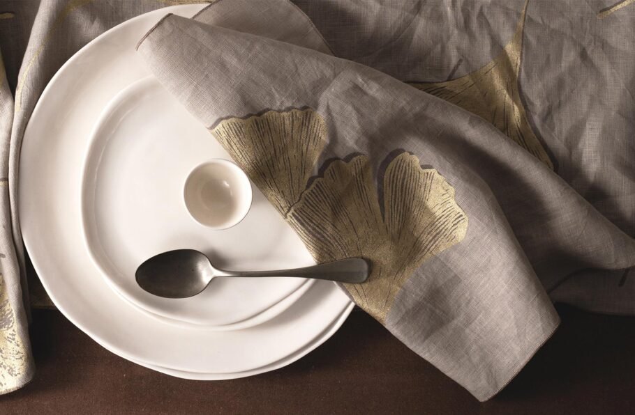 GINKGO beige napkins - Image 2