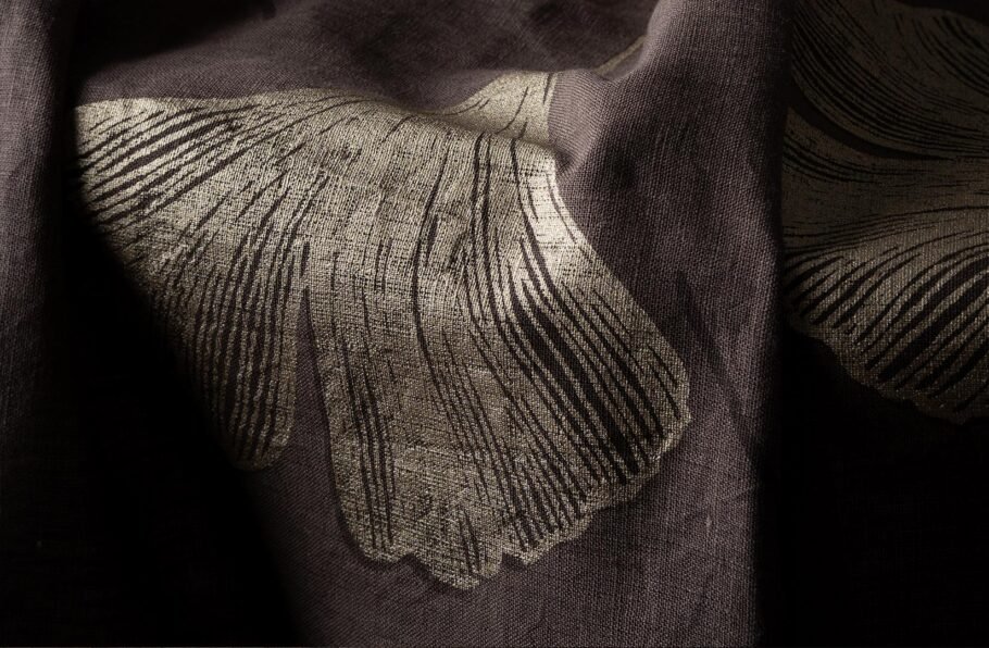 GINKGO taupe tablecloth - Image 4