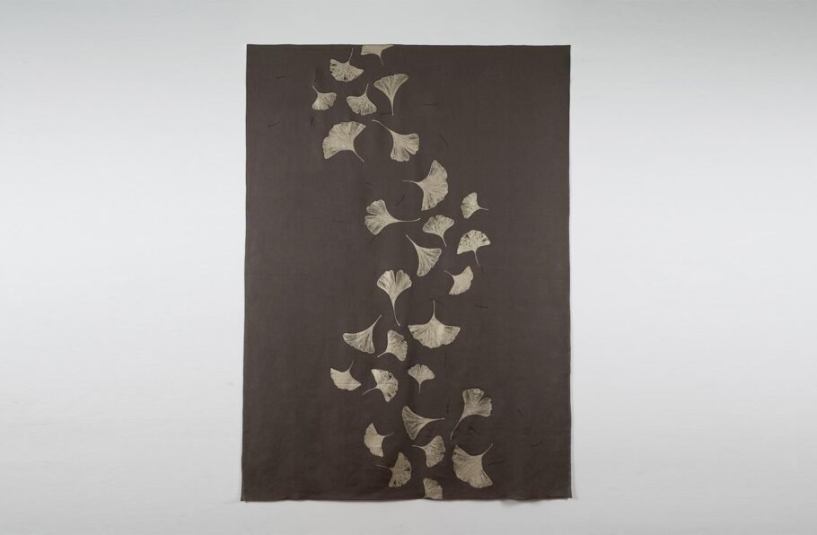 GINKGO taupe tablecloth + napkins - Image 5