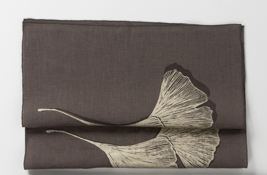 GINKGO taupe napkins - Image 3