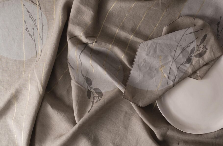 MARA beige tablecloth - Image 3
