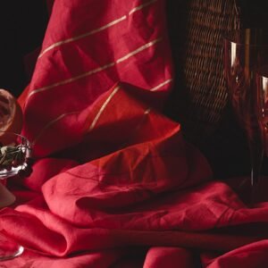 MARA coral table runner