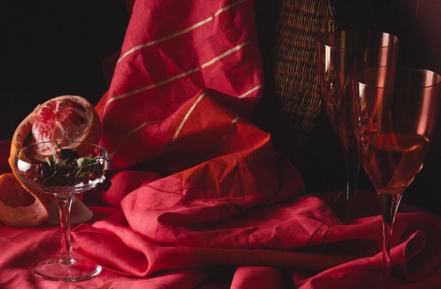 MARA coral table runner
