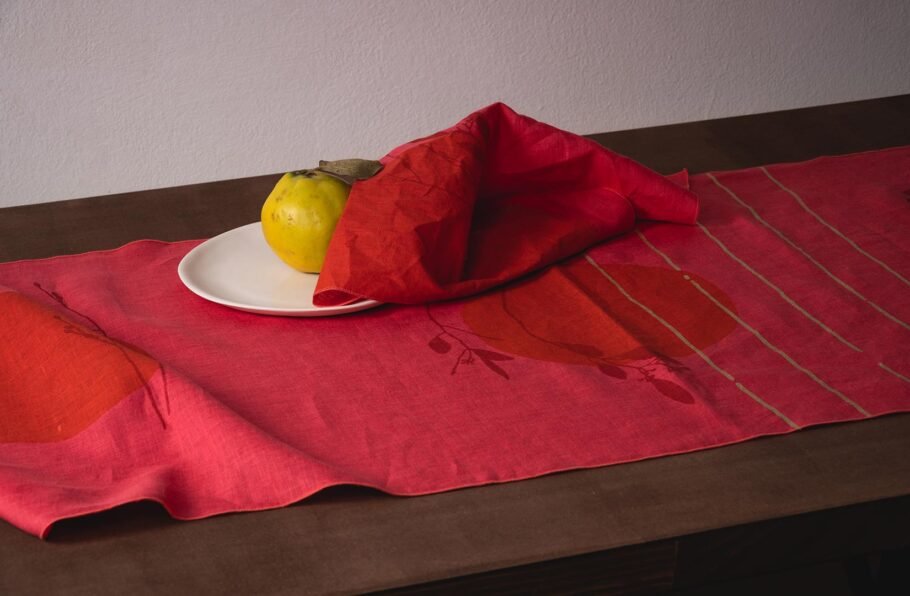 MARA coral table runner - Image 3