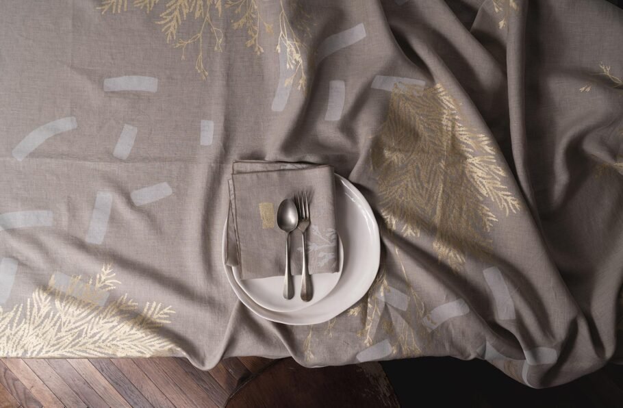 MILA beige tablecloth - Image 4